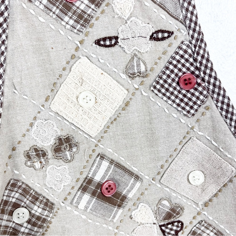 New Identity 100% Cotton Square Patchwork Graphic… - image 5